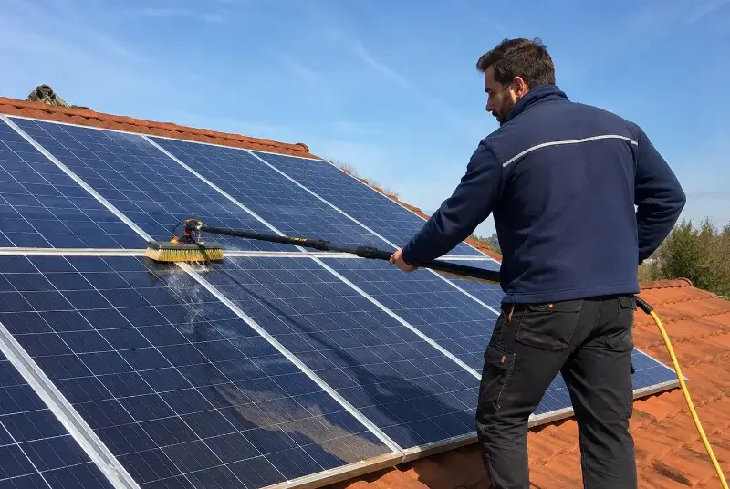 Nettoyage et entretien de panneaux solaires au Langon